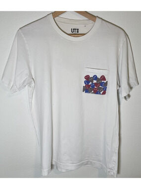 Fender Guitars x Uniqlo Guitar Music Graphic T-Shirt White - M